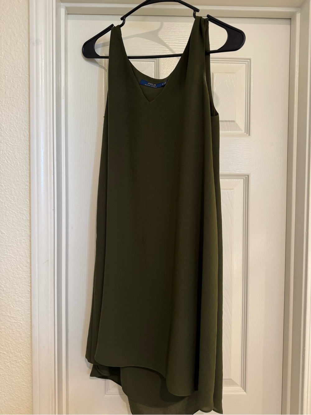 Polo by Ralph Lauren Olive Green Sleeveless Mini Dress